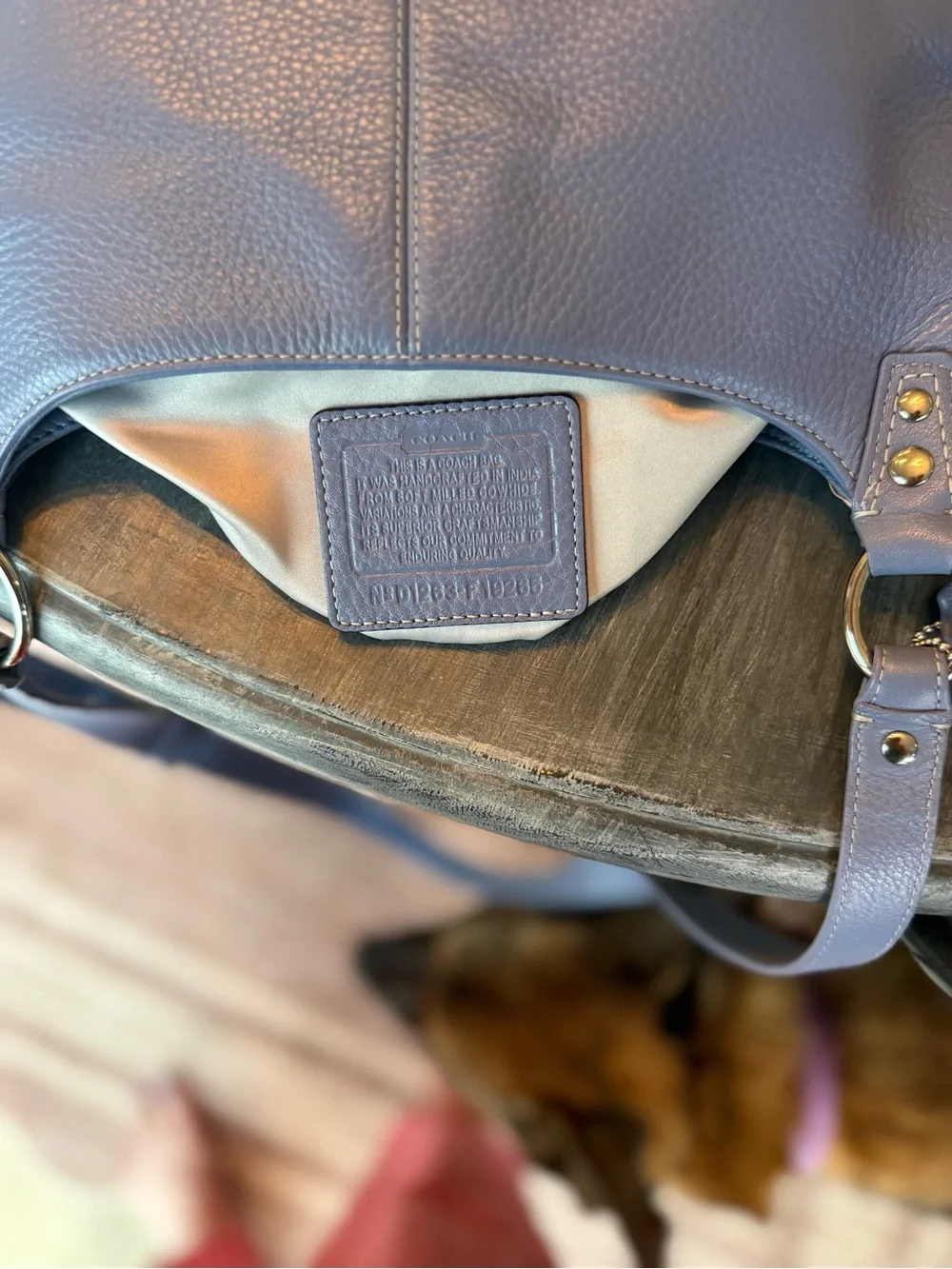 Coach Pebbled Leather Hobo Shoulder /crossbody /Lavender | Excellent Condition 💜